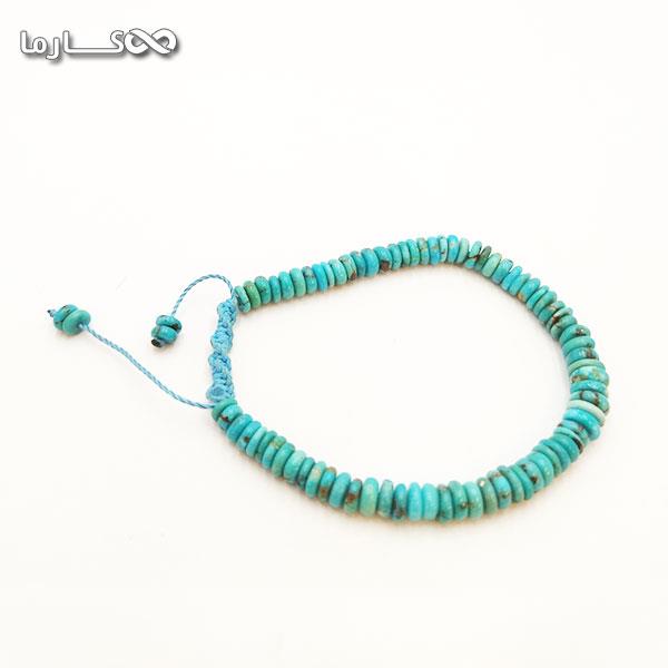 دستبند فیروزه خزامه کد02